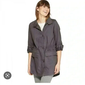 A New Day Utility Jacket NEW Gray Sz S
